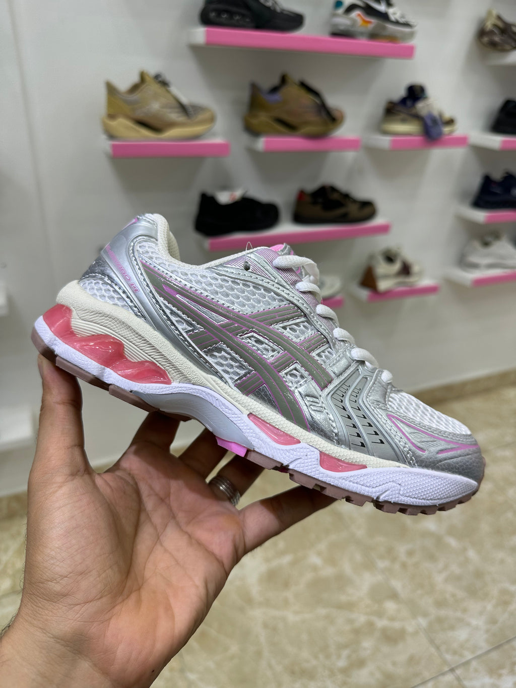Asics Gel-Kayano "Pink Silver"
