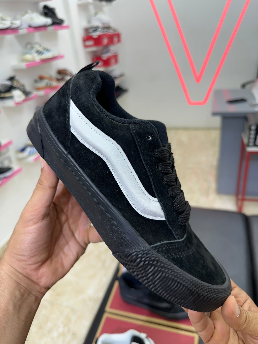 Vans Knu school "Black White"