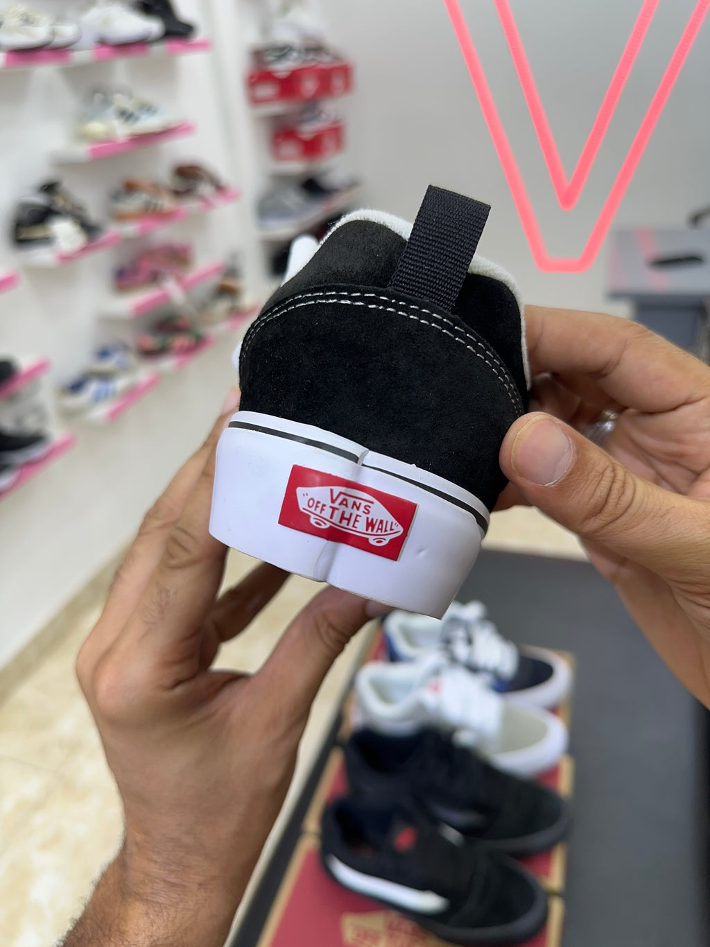 Vans Knu school "White Black"
