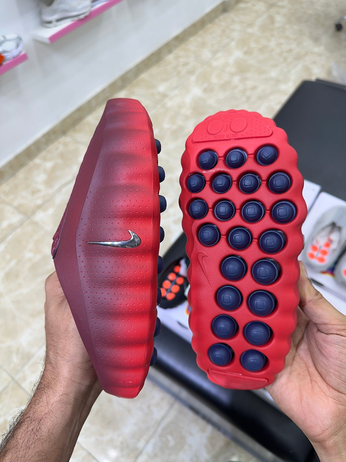 Nike Mind 001 Slide Team Red University Red