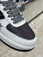 Nike Air Force 1 white Brown Louis Vuitton Monogram&outs ole