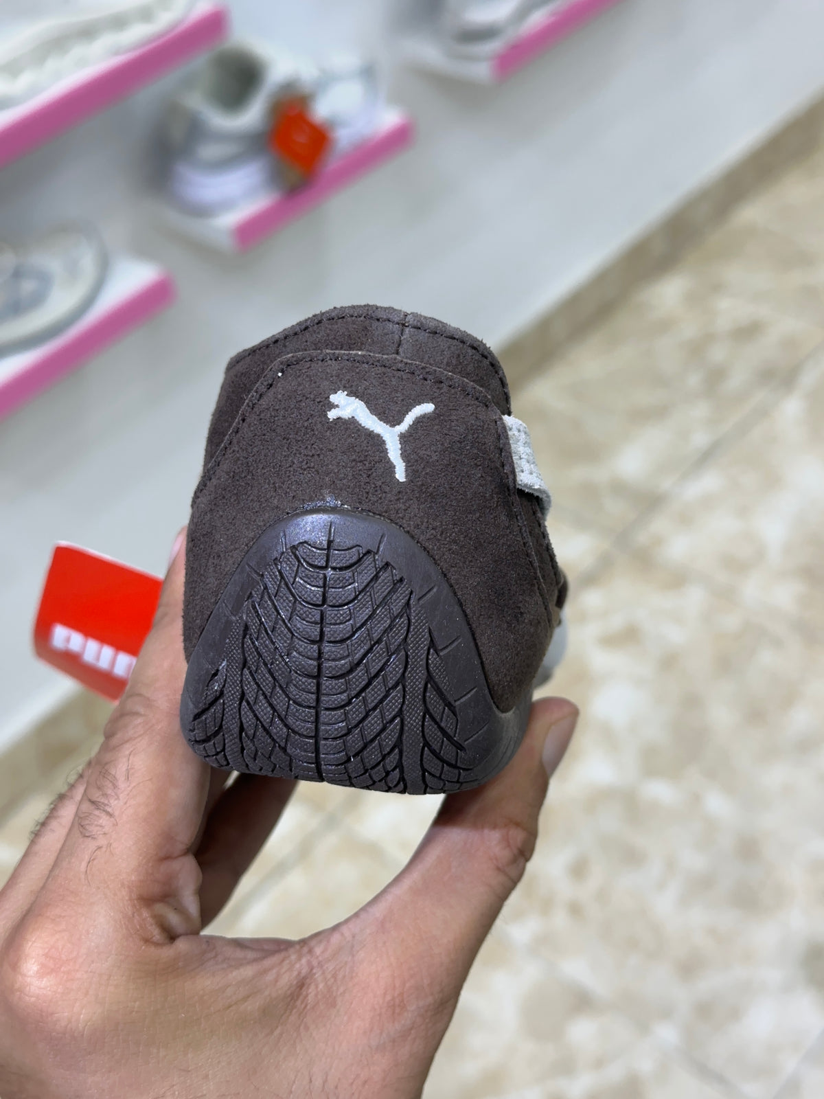 Puma Speedcat Ballet Dark Chocolate white