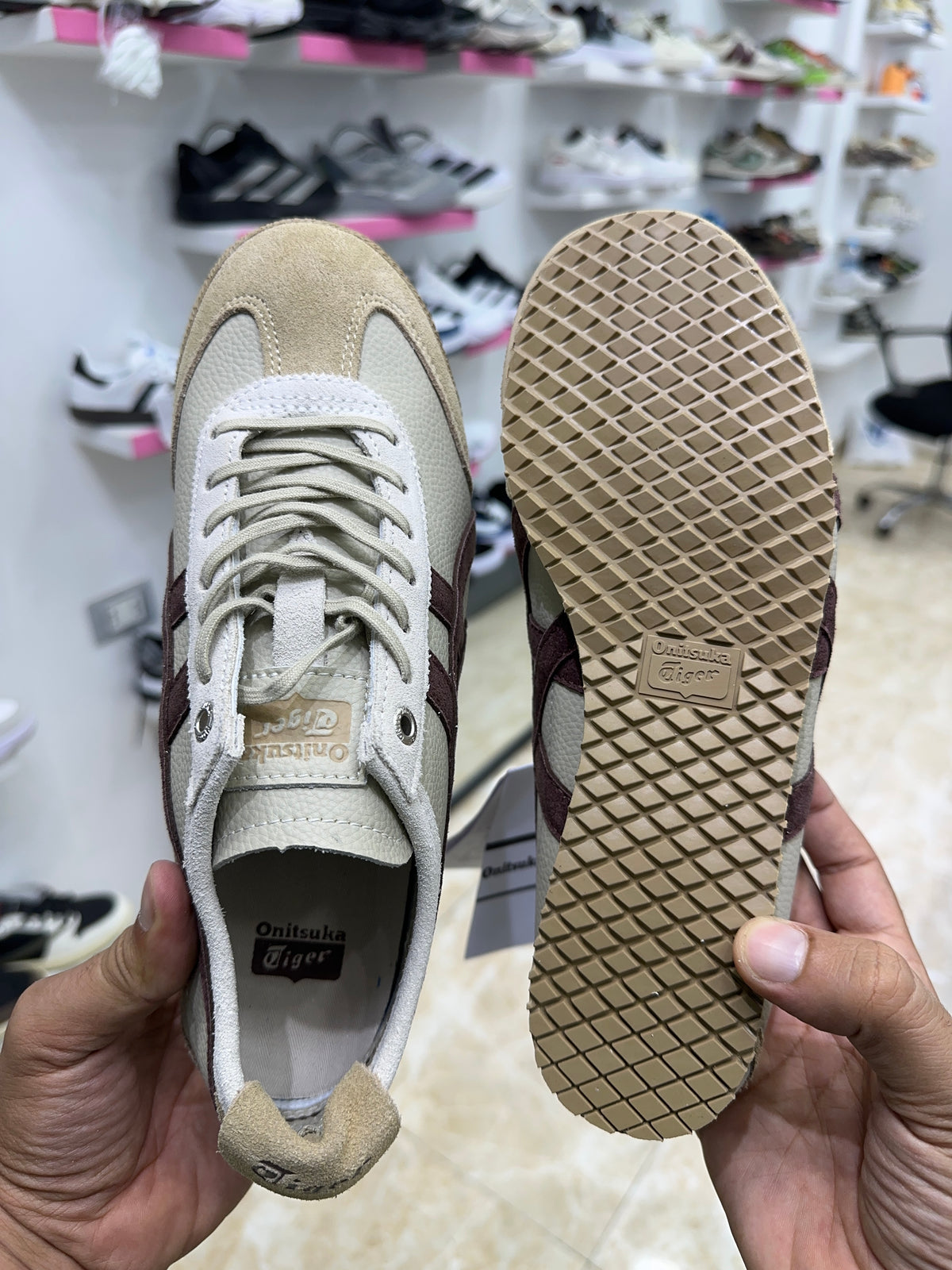 Onitsuka Tiger Mexico 66 SD Vintage Putty Dark Brown