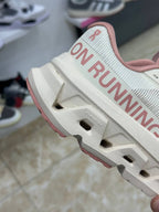 On Running On Cloudmonster 3 Hyper Ivory / Peony pink