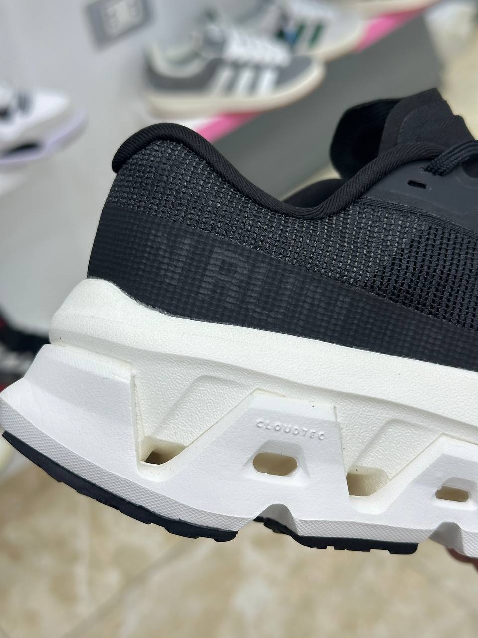 On Running On Cloudmonster 3 Hyper black ivory gray WHITE