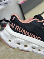 On Running On Cloudmonster 3 Hyper black ivory white moave pink assents
