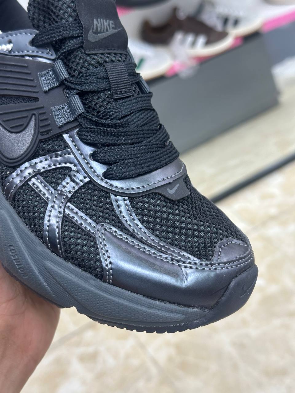 Nike V2K Run Black Dark Smoke Grey