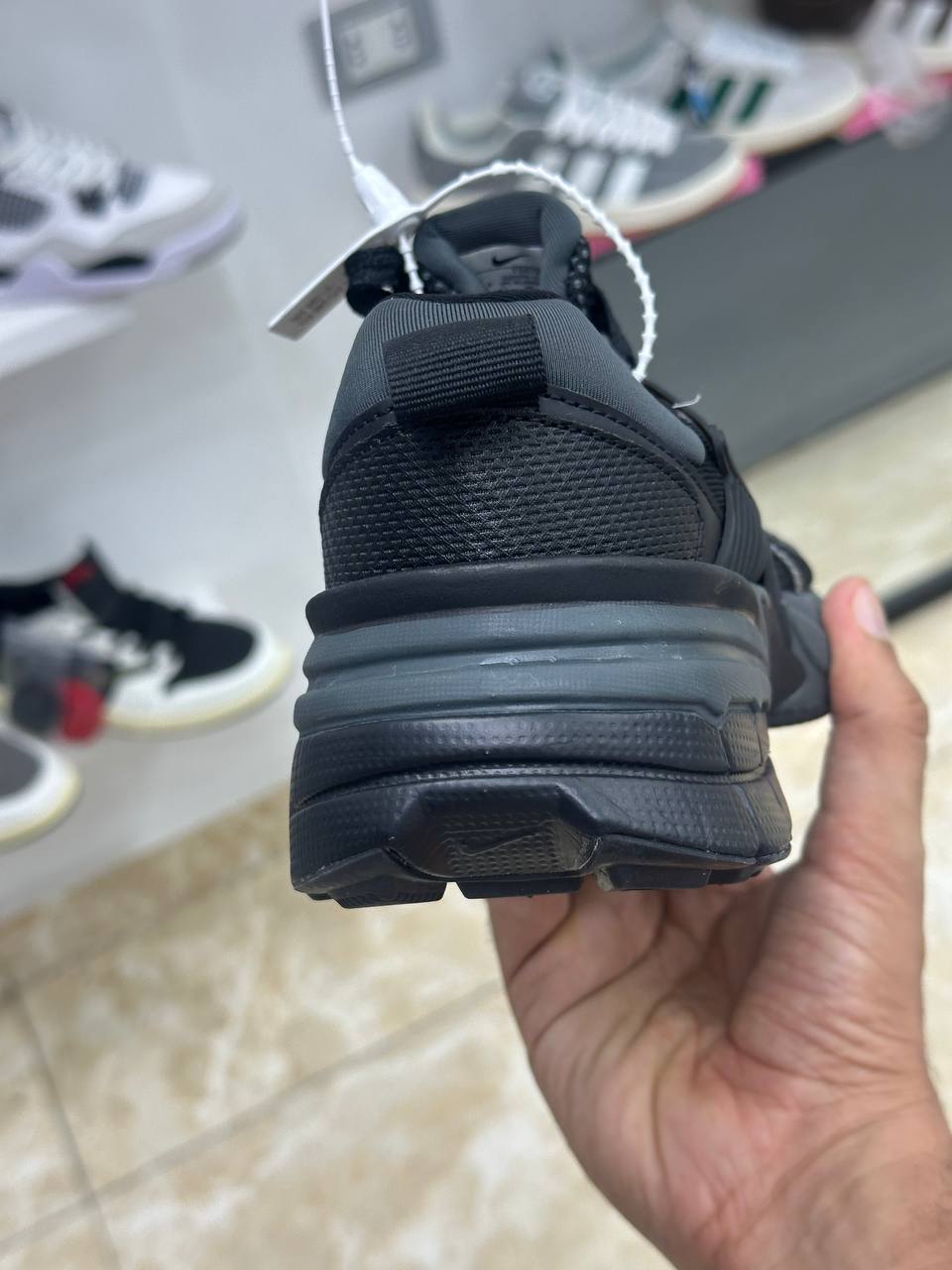 Nike V2K Run Black Dark Smoke Grey