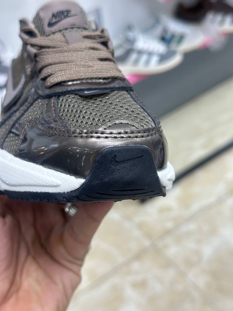 Nike V2K Run Velvet Brown White Black