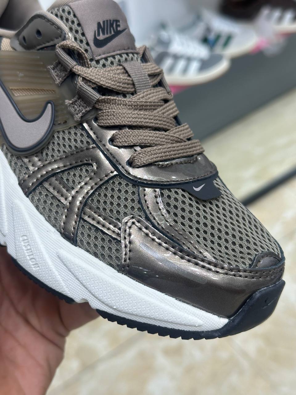 Nike V2K Run Velvet Brown White Black