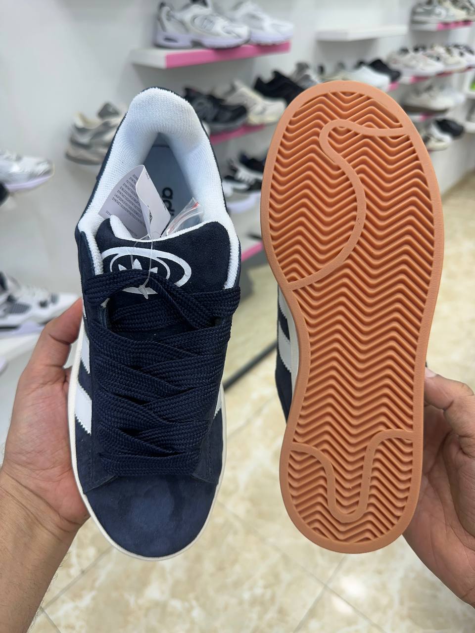 adidas Campus 00s Collegiate Navy white Gum sole