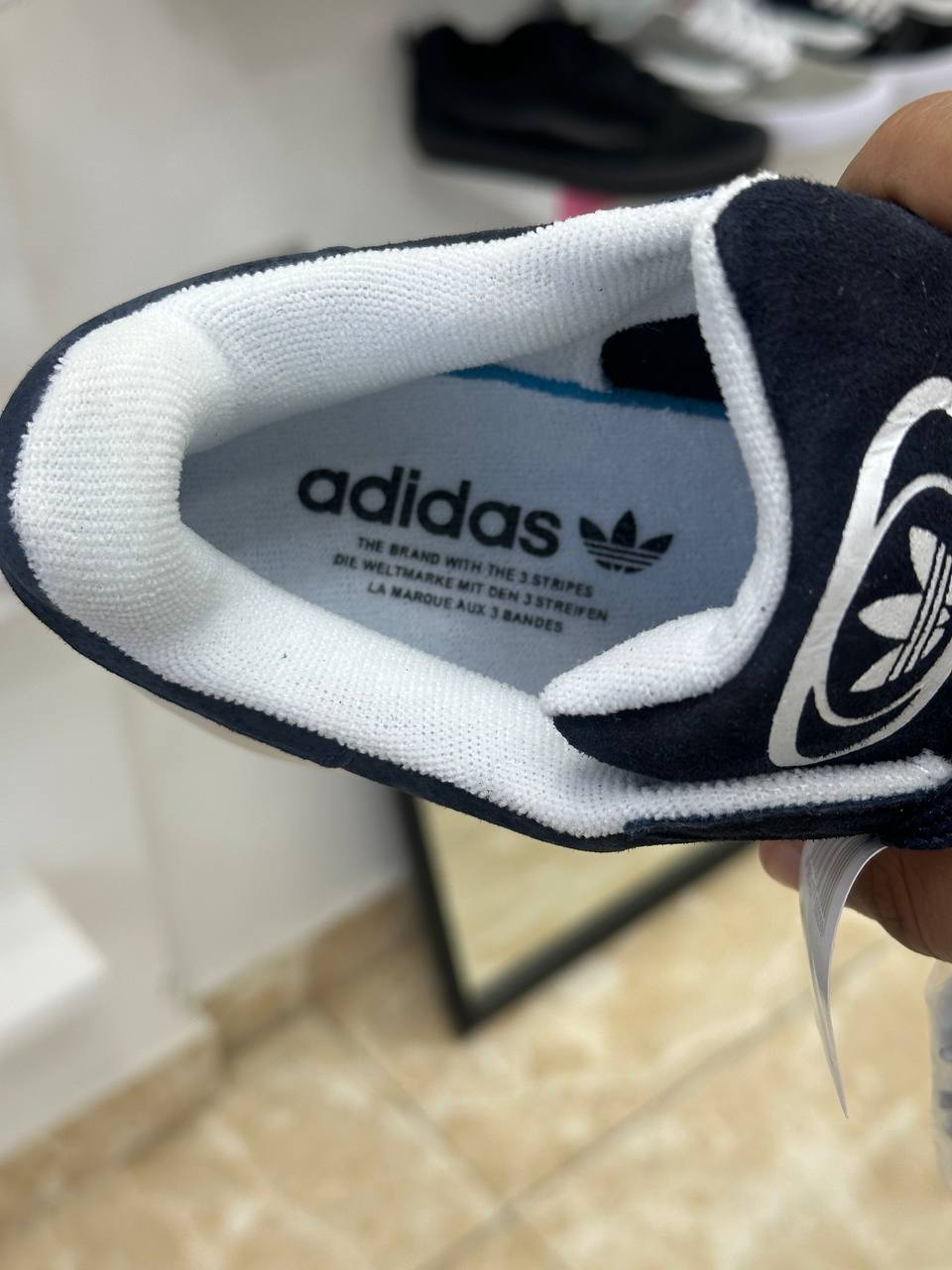 adidas Campus 00s Collegiate Navy white Gum sole