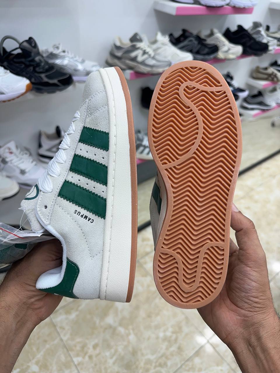 Adidas Campus 00s "Biege & green"