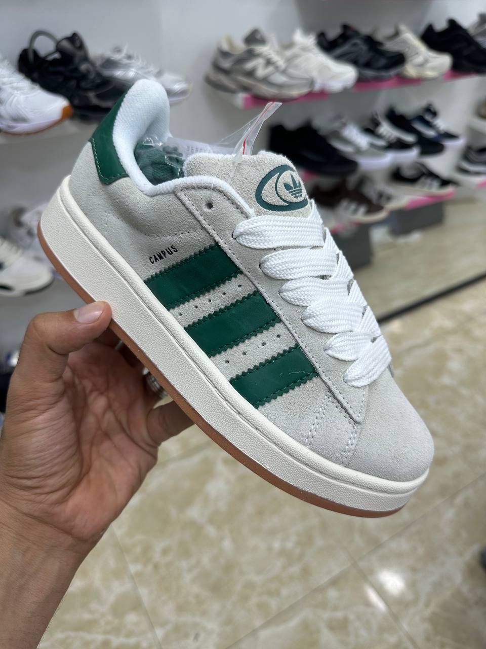 Adidas Campus 00s "Biege & green"