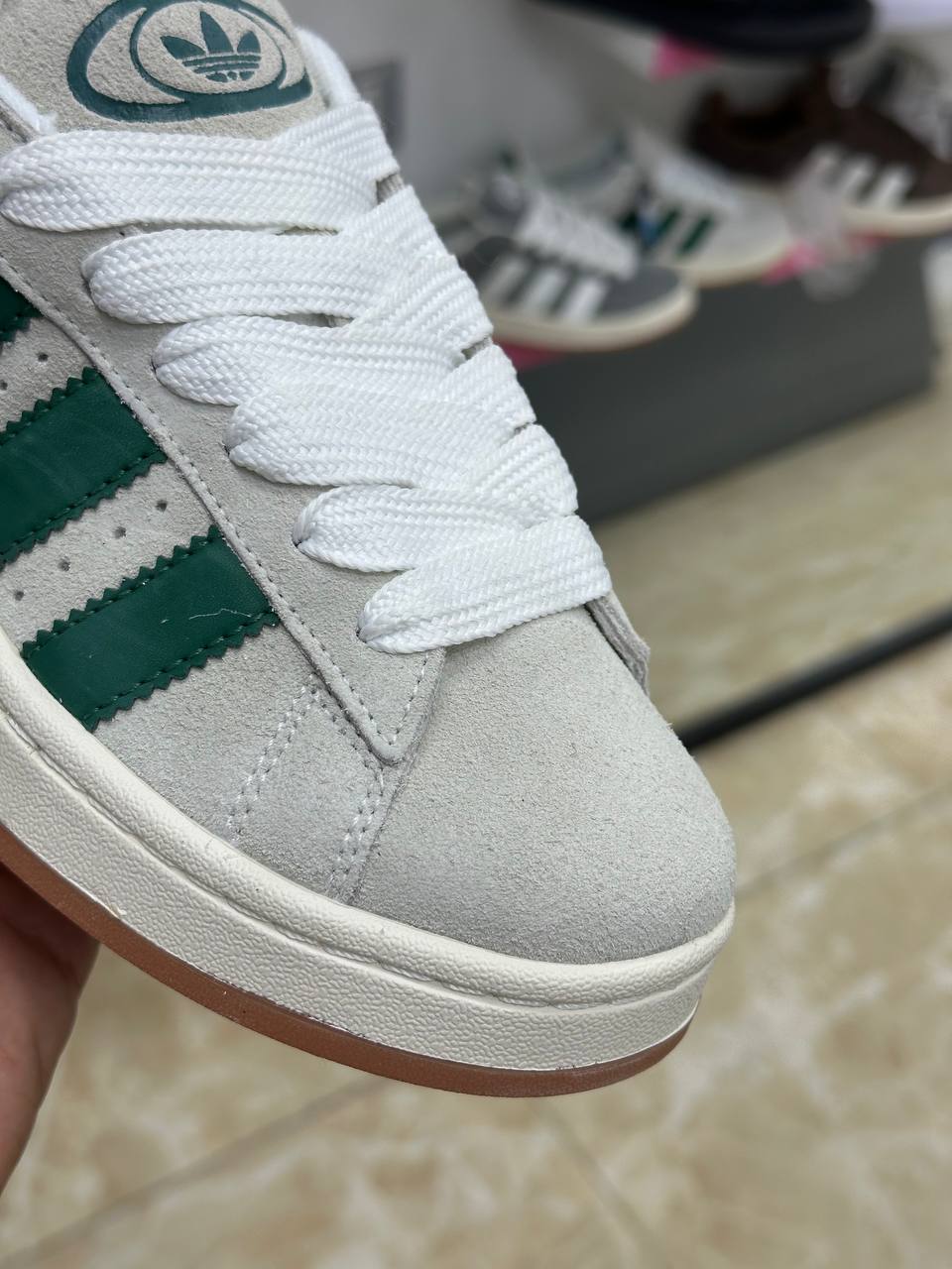 Adidas Campus 00s "Biege & green"a112