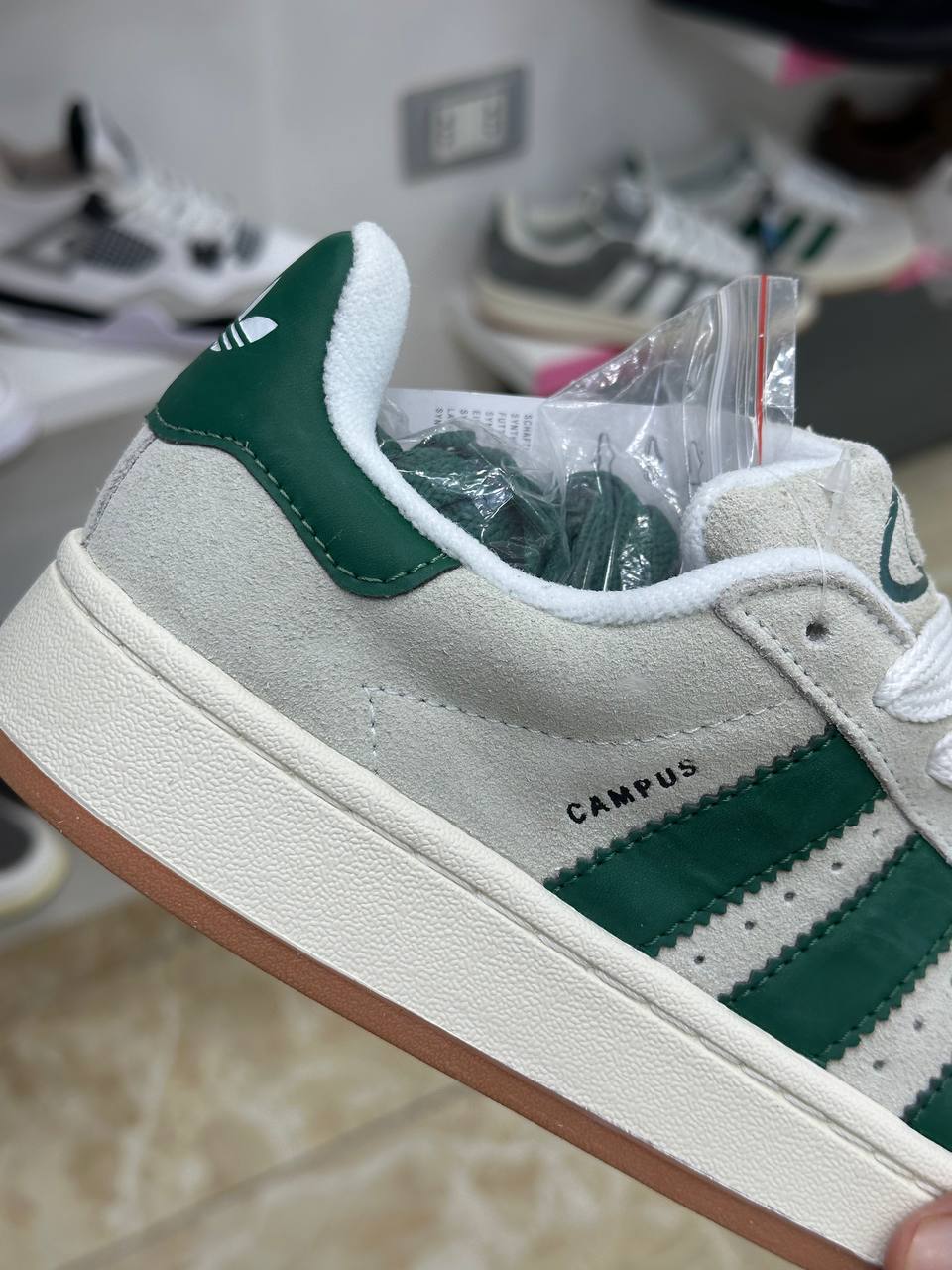 Adidas Campus 00s "Biege & green"