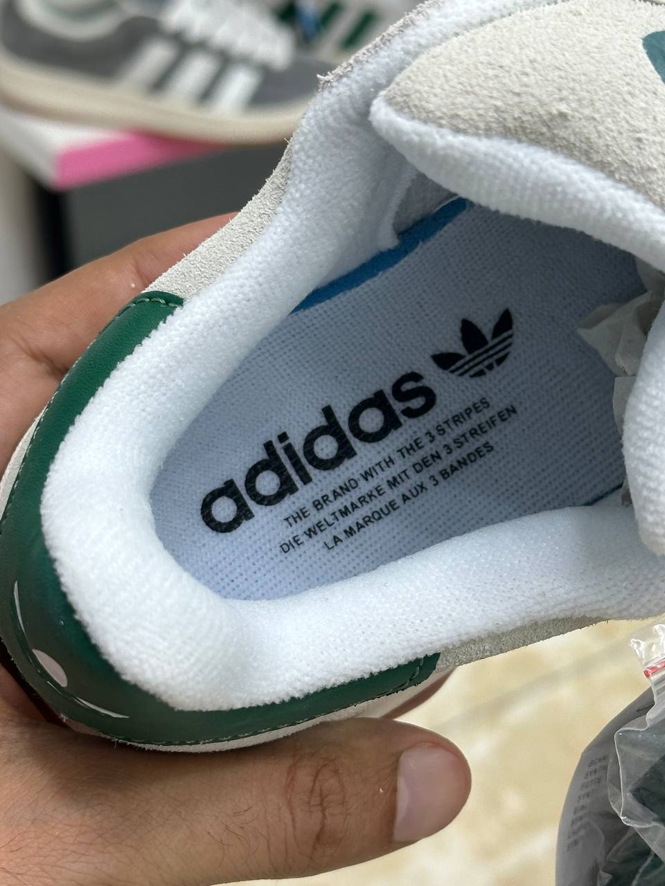 Adidas Campus 00s "Biege & green"a112