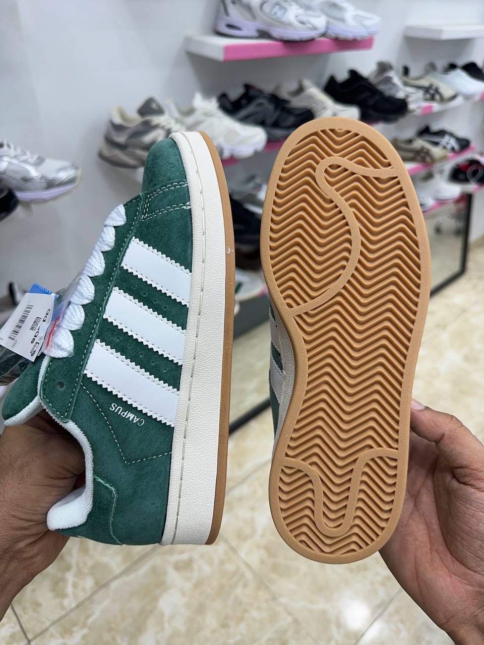 Adidas Campus 00s "Green & White"