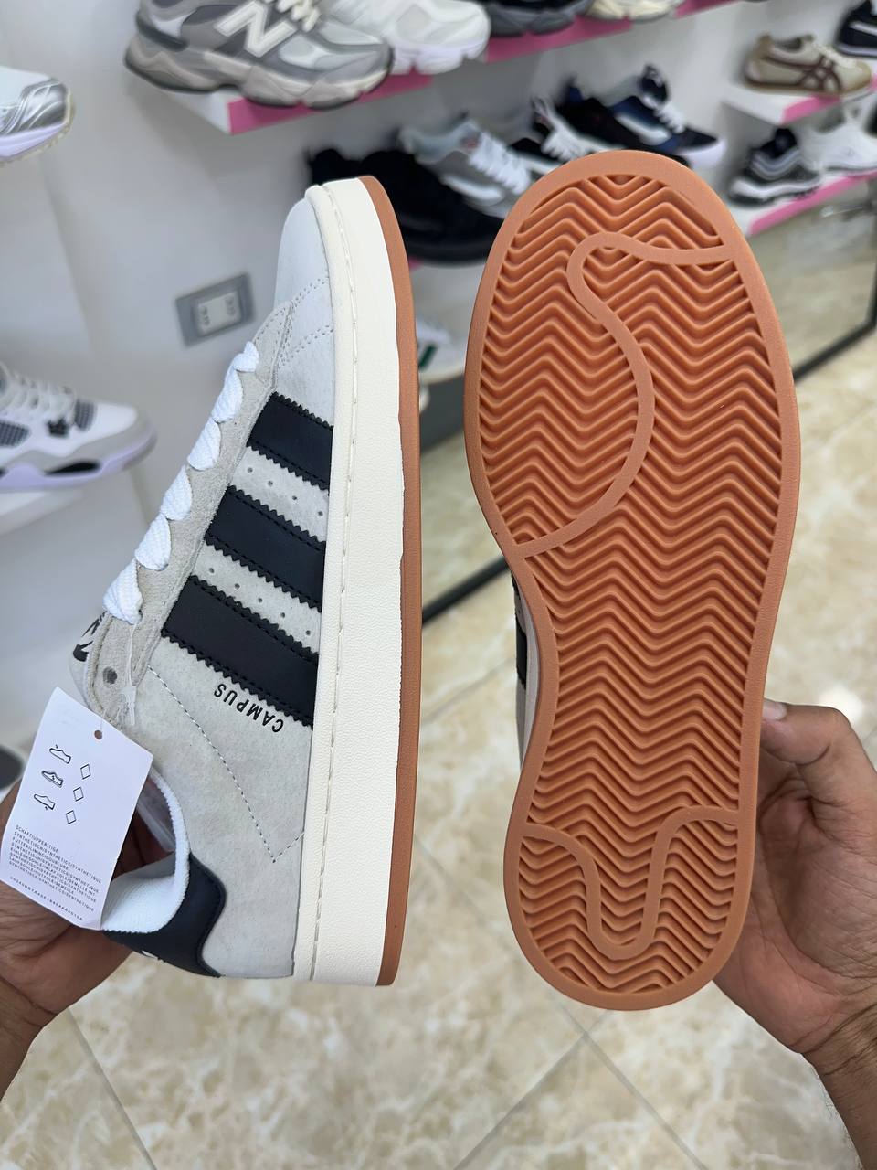 Adidas Campus 00s Crystal White Core Black