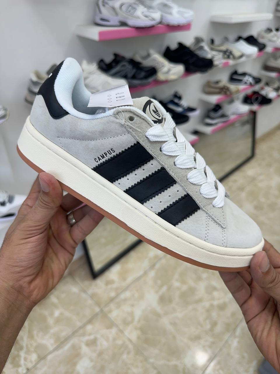Adidas Campus 00s Crystal White Core Black