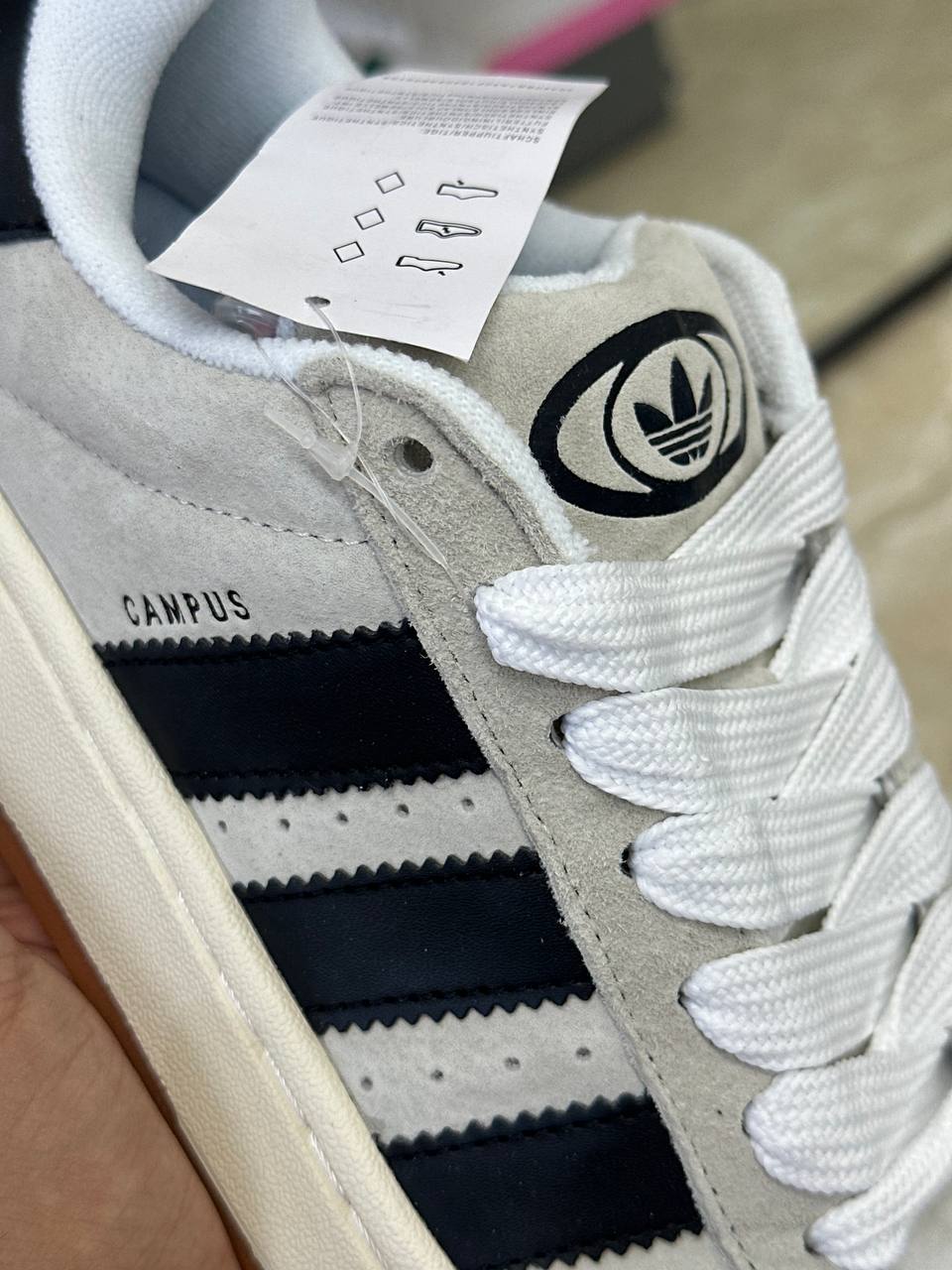Adidas Campus 00s Crystal White Core Black