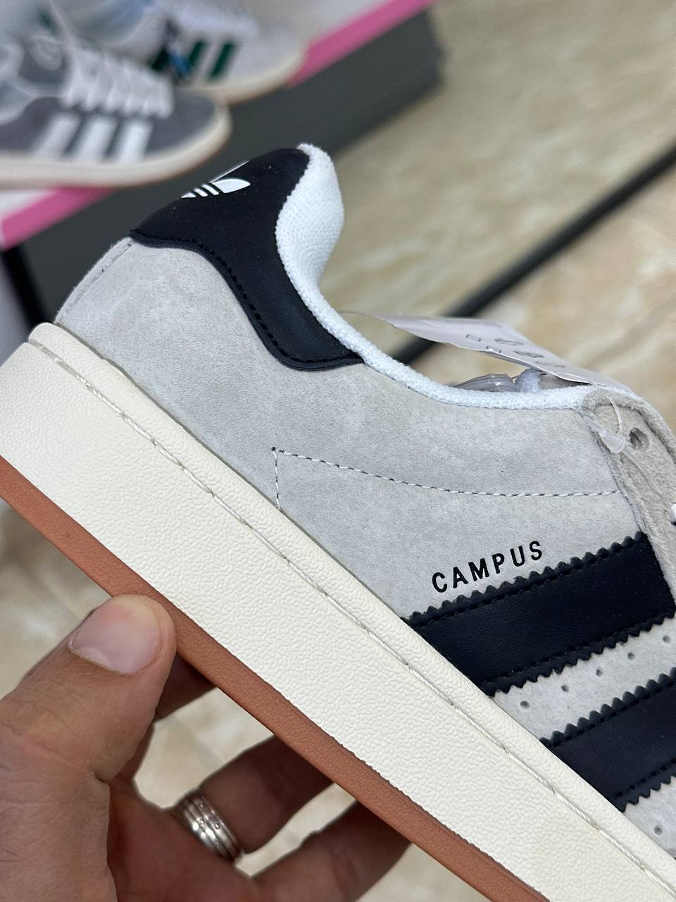 Adidas Campus 00s Crystal White Core Black