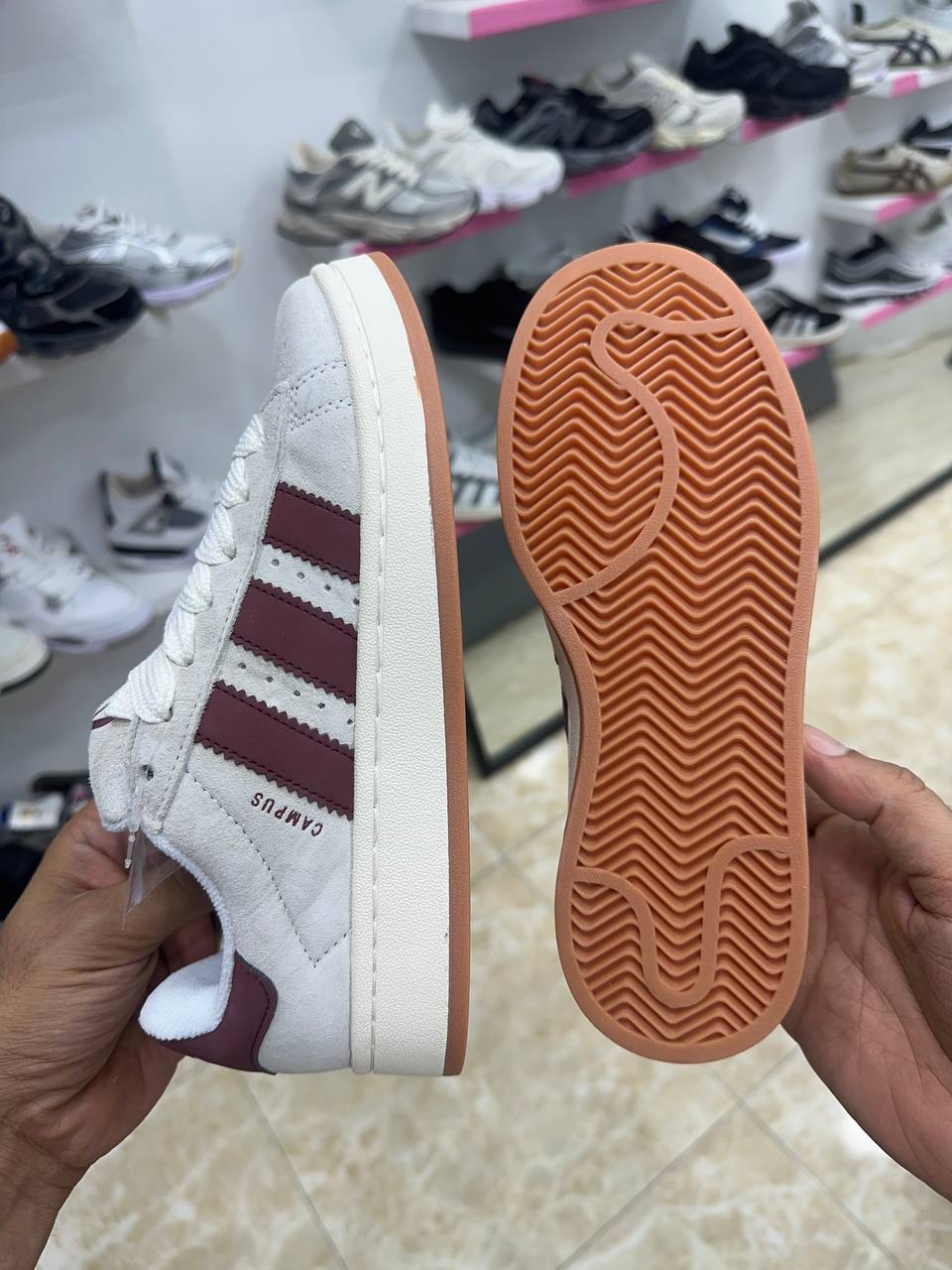Adidas CAMPUS 00S Crystal White Preloved Ruby
