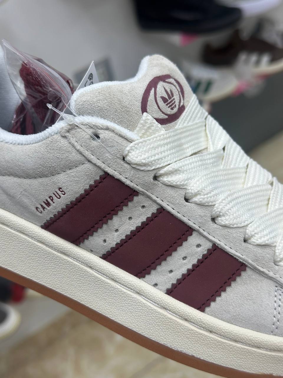 Adidas CAMPUS 00S Crystal White Preloved Ruby