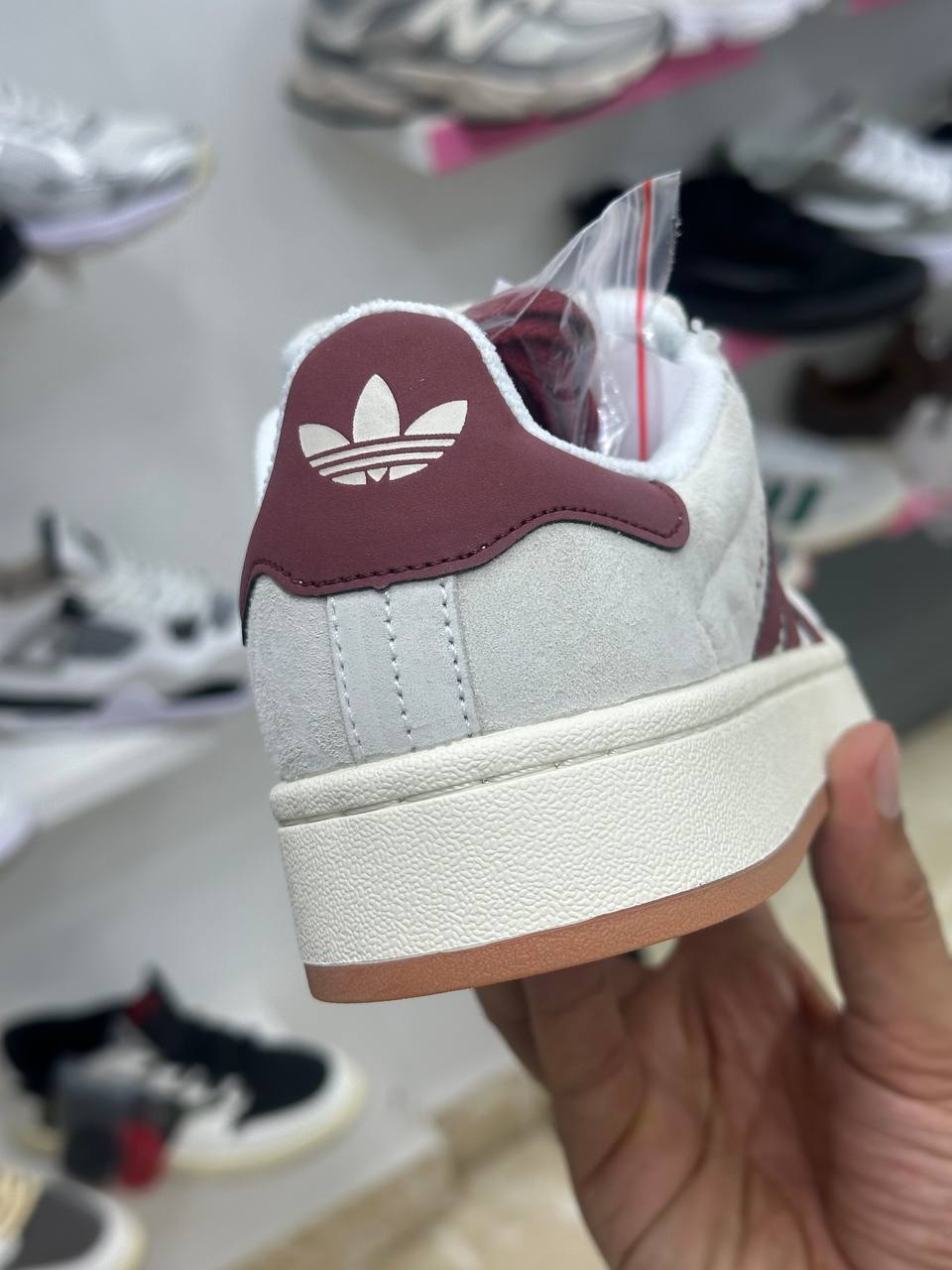 Adidas CAMPUS 00S Crystal White Preloved Ruby