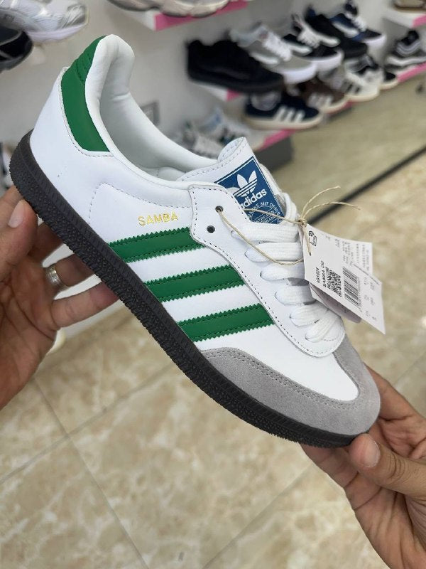 Adidas Samba White Green