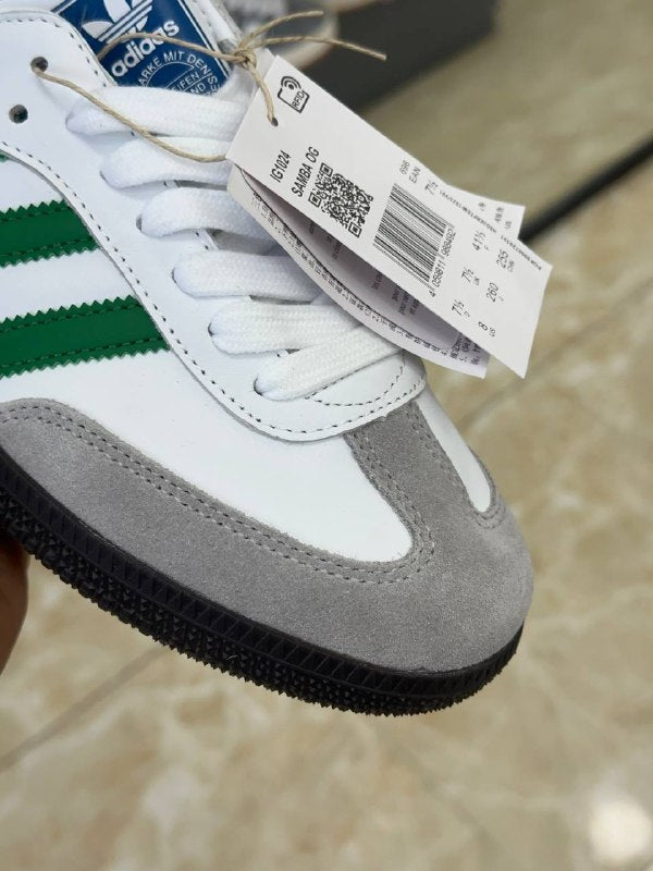 Adidas Samba White Green