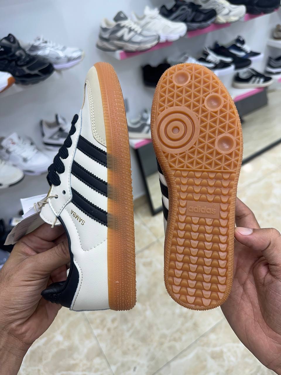 Adidas Samba  cream white sand strata
