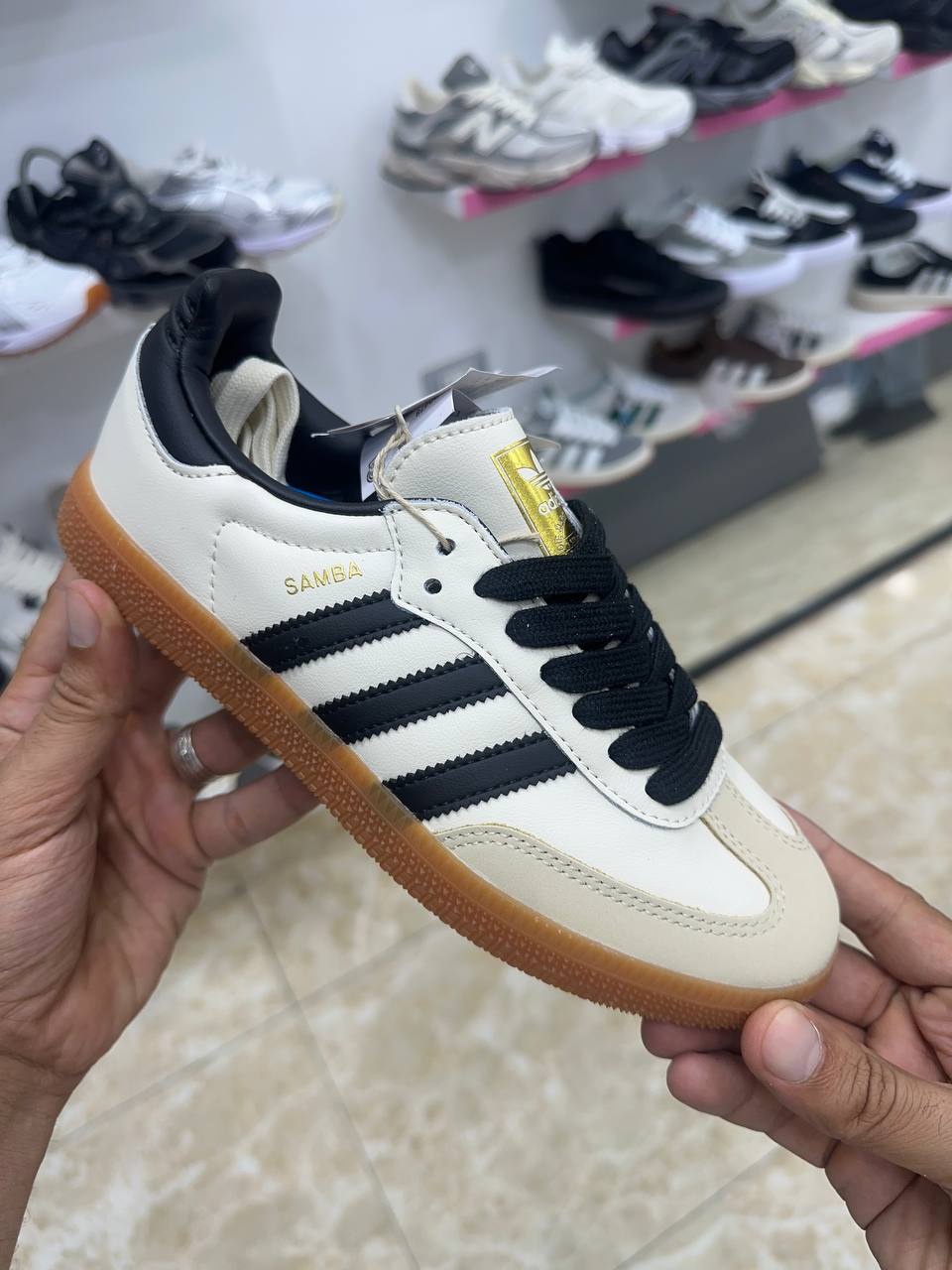 Adidas Samba  cream white sand strata
