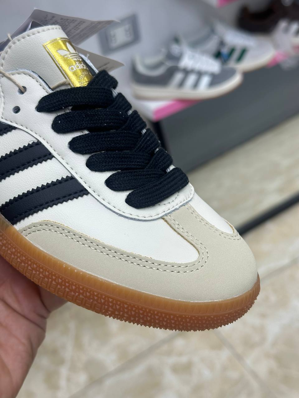 Adidas Samba  cream white sand strata