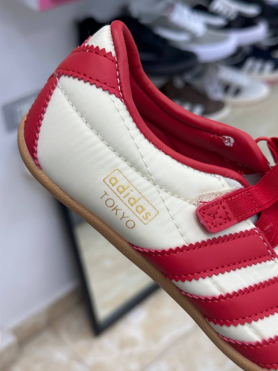 Adidas Tokyo Mary Jane Shoes White Red