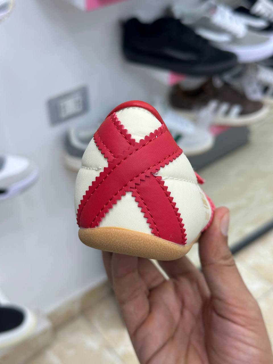 Adidas Tokyo Mary Jane Shoes White Red