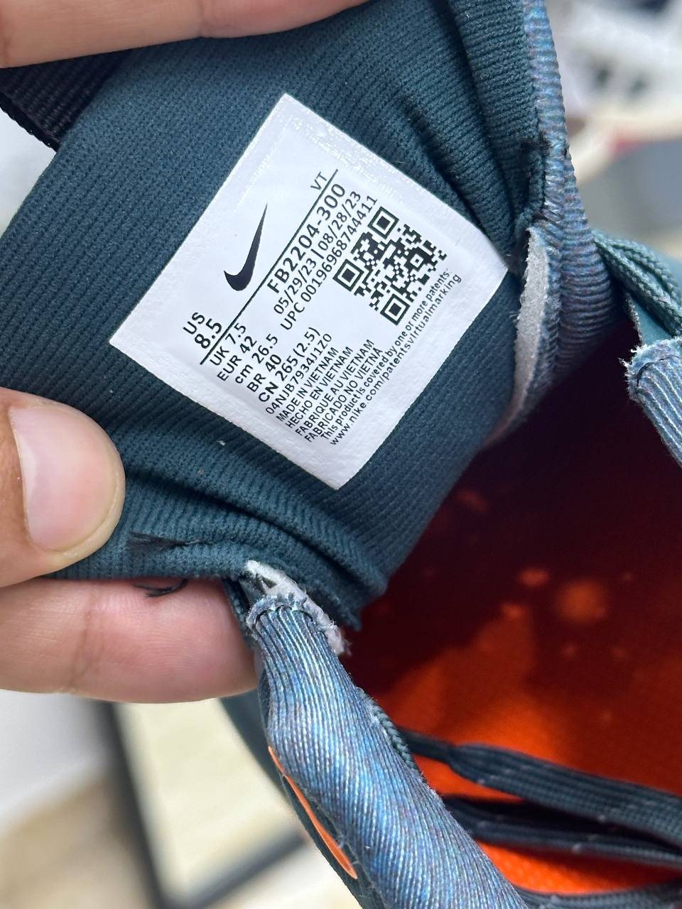 Nike ReactX Infinity Run 4 GORE-TEX Deep Jungle Total Orange