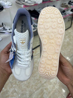 Adidas Gazelle White Preloved Ink