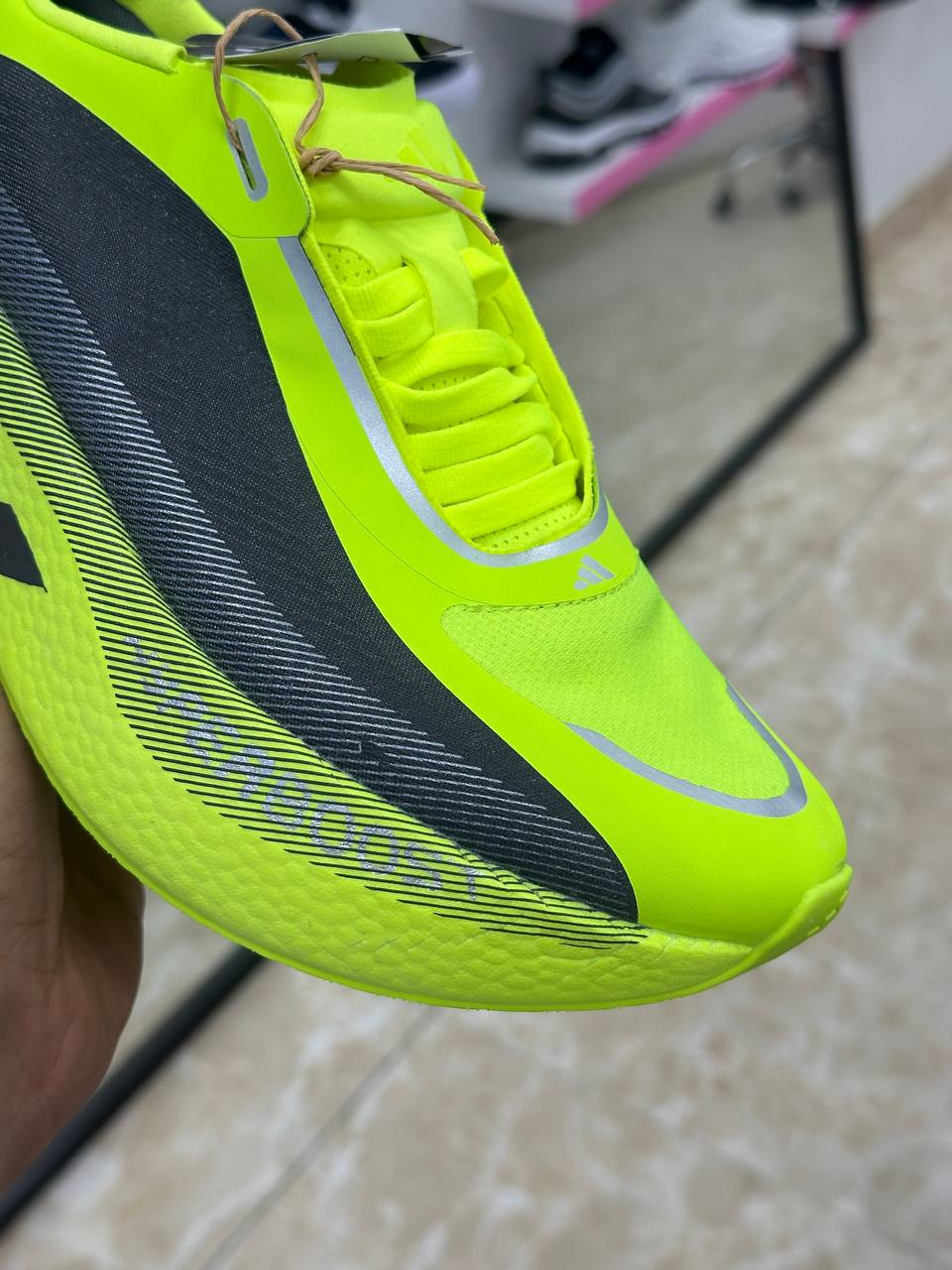 Adidas HYPERBOOST EDGE Running Yellow Grey black