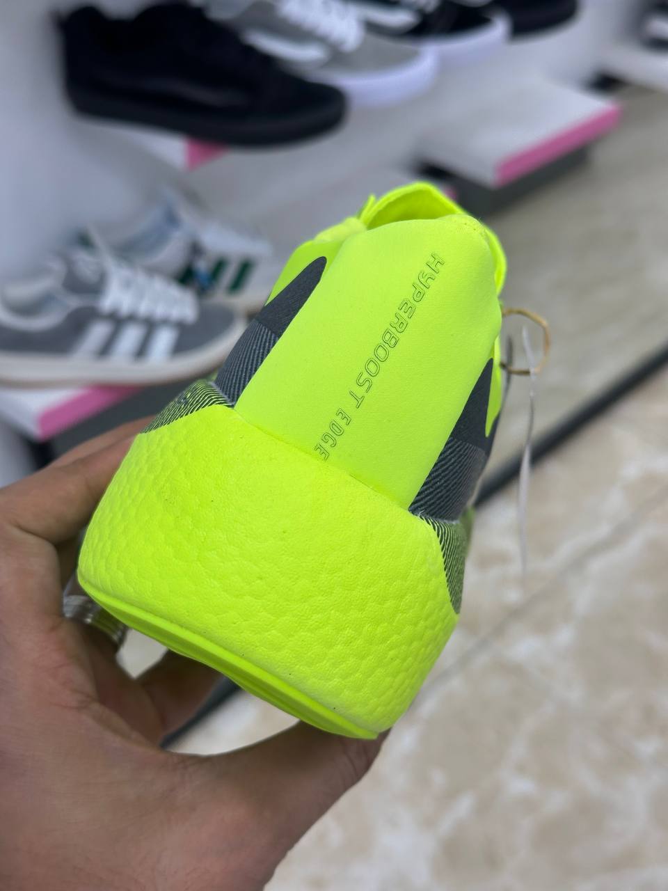 Adidas HYPERBOOST EDGE Running Yellow Grey black