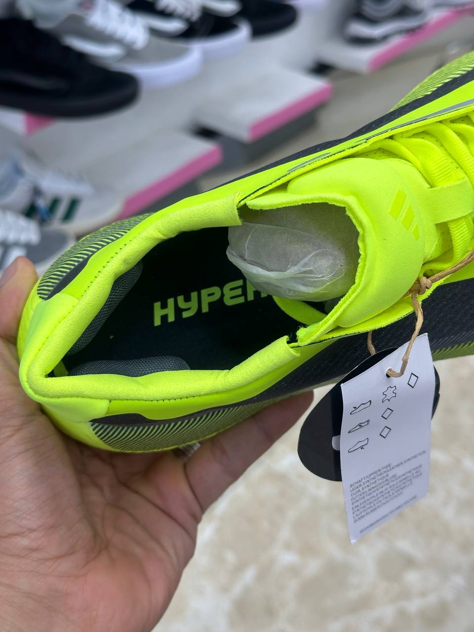 Adidas HYPERBOOST EDGE Running Yellow Grey black