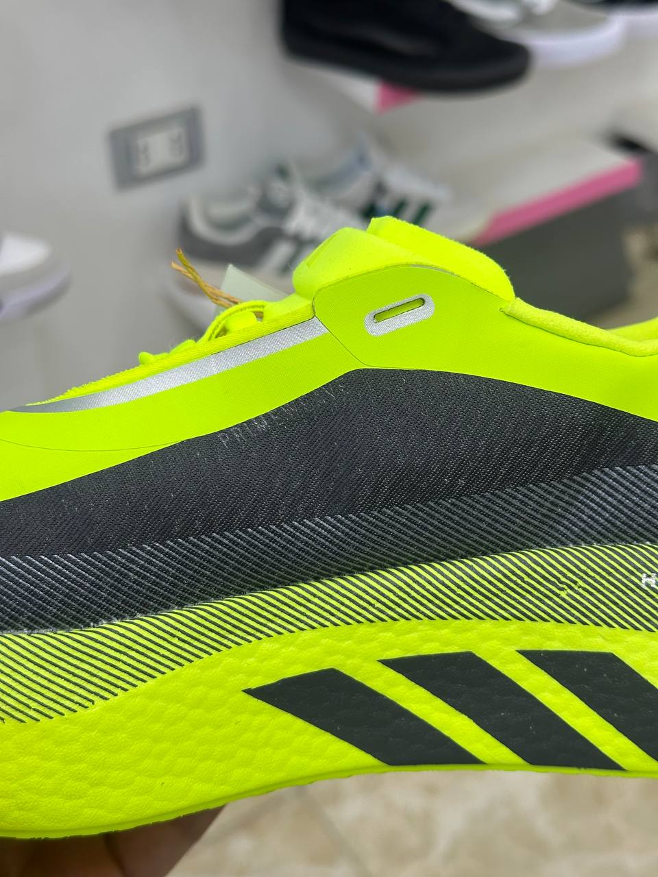 Adidas HYPERBOOST EDGE Running Yellow Grey black