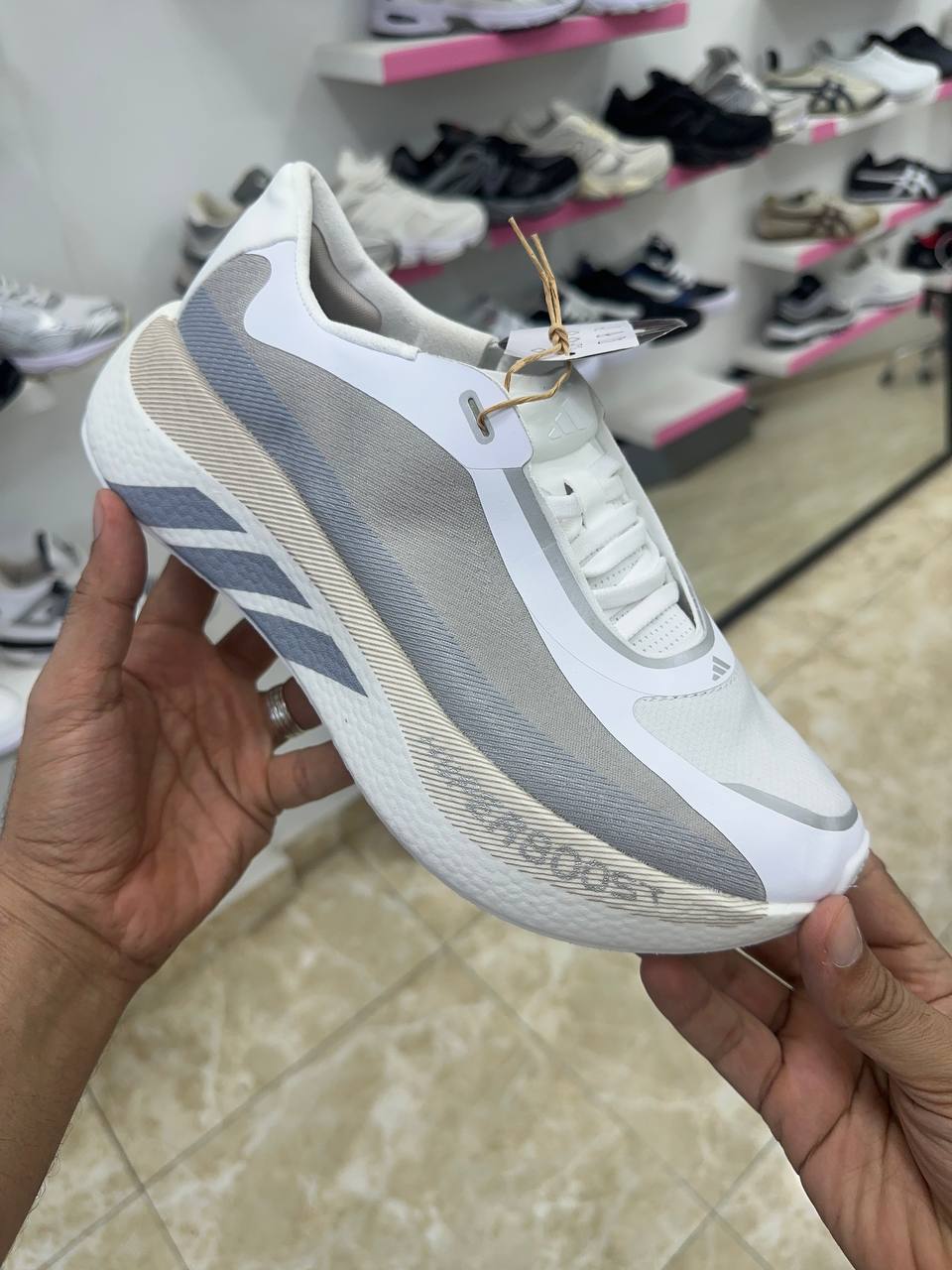 adidas Hyper Boost Edge White Light Solid Grey