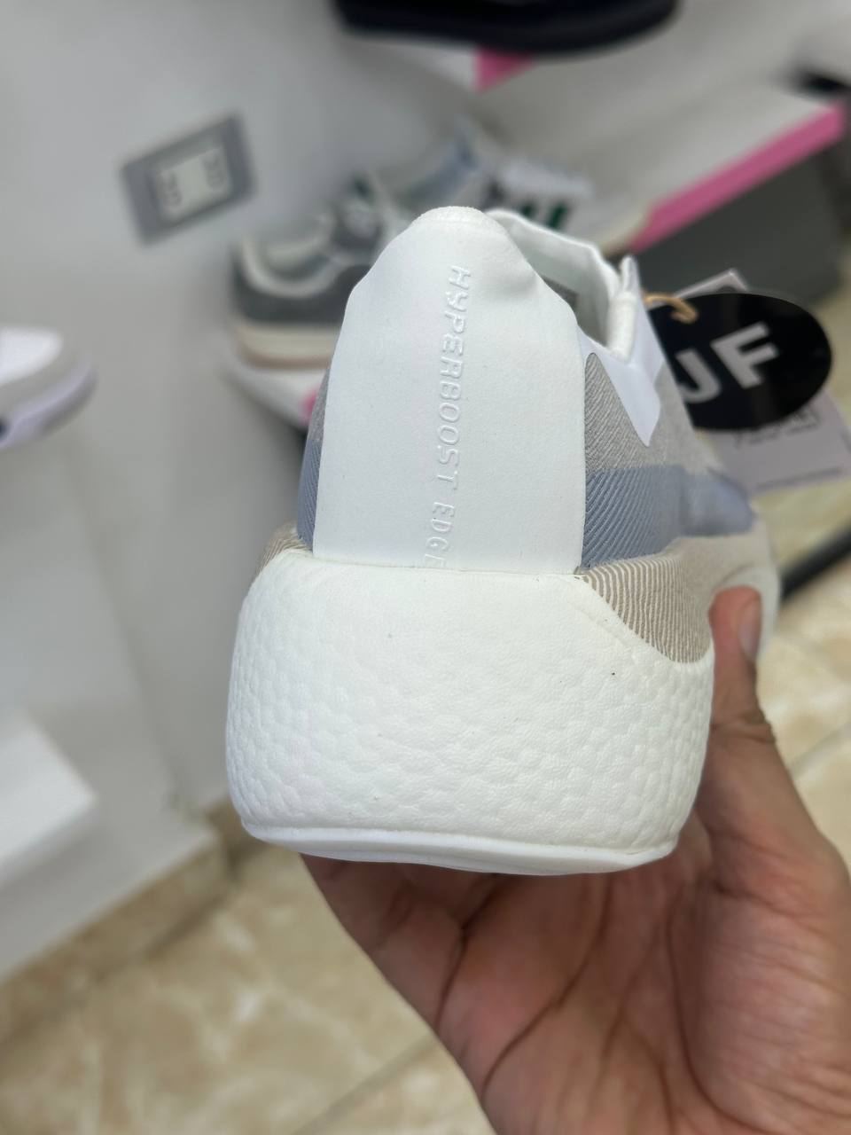 adidas Hyper Boost Edge White Light Solid Grey