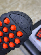 Nike Mind 001 Slide Black Chrome bright orange OUTSOLE
