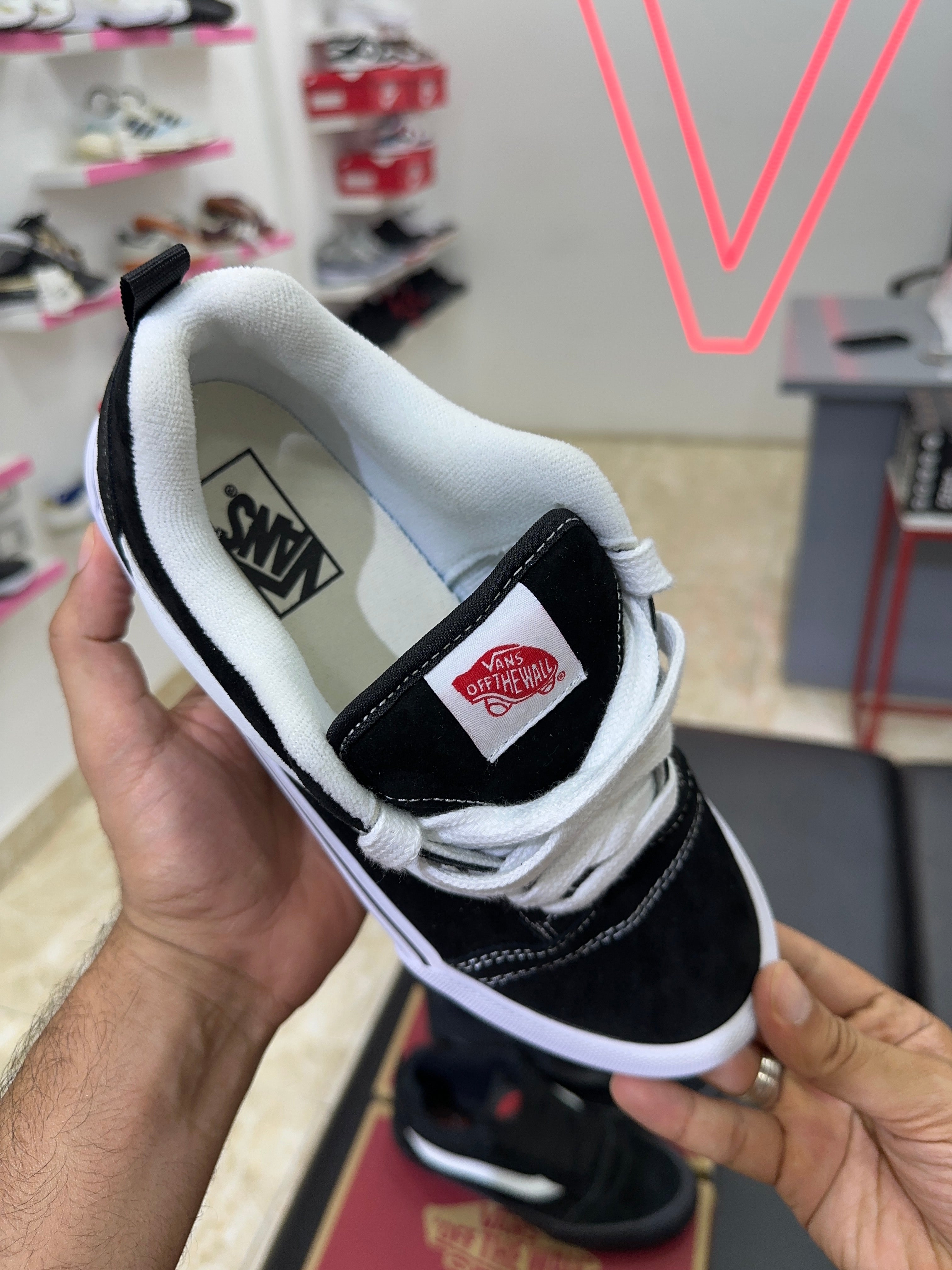 Vans Knu school "White Black"