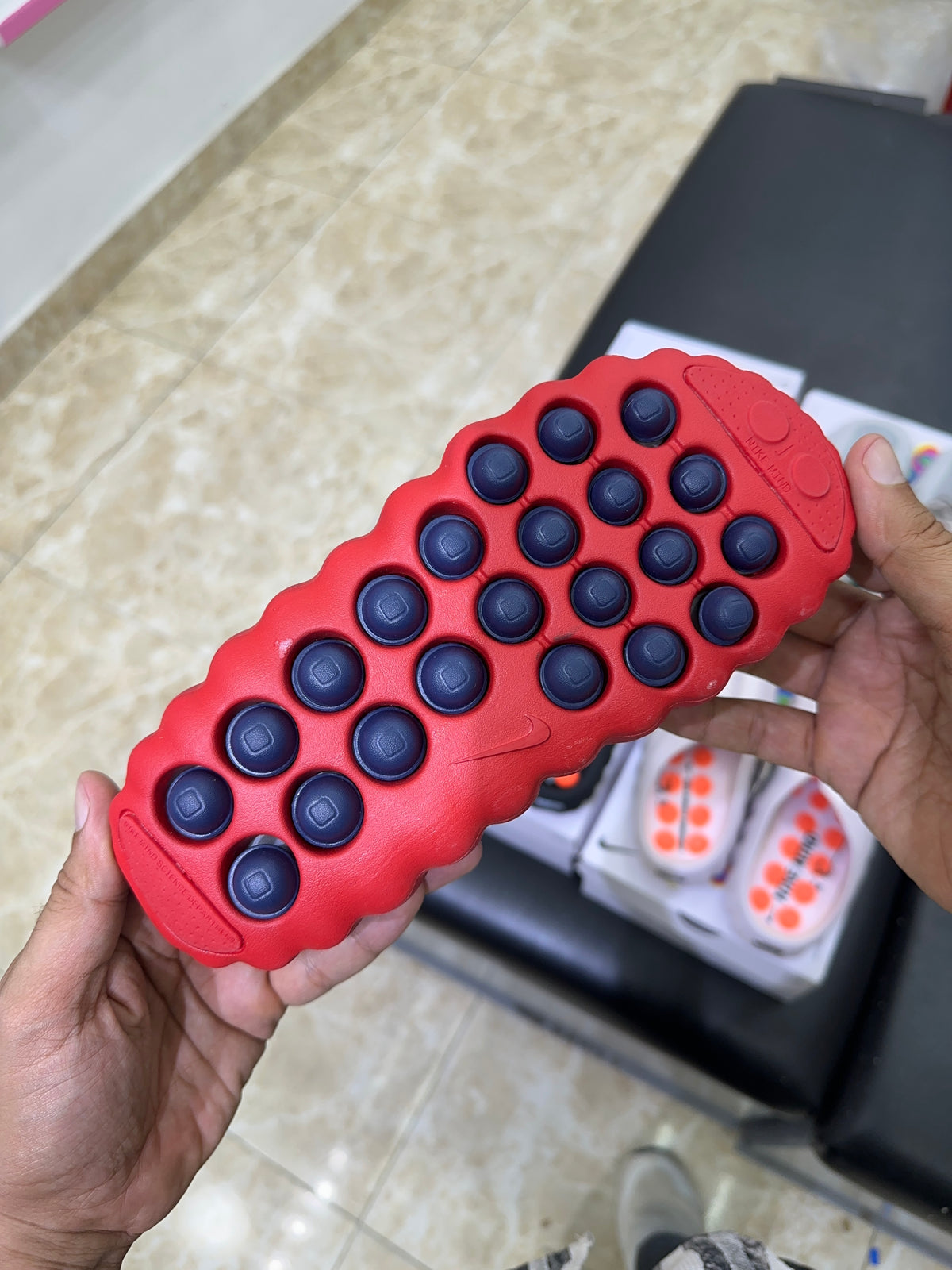 Nike Mind 001 Slide Team Red University Red