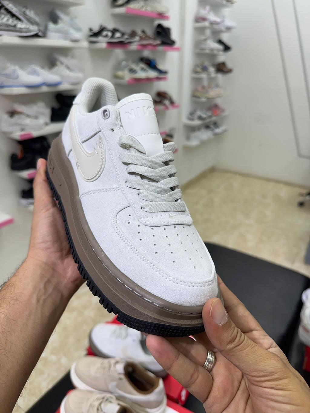 Nike Air Force 1 Low Luxe "Light Orewood Brown"