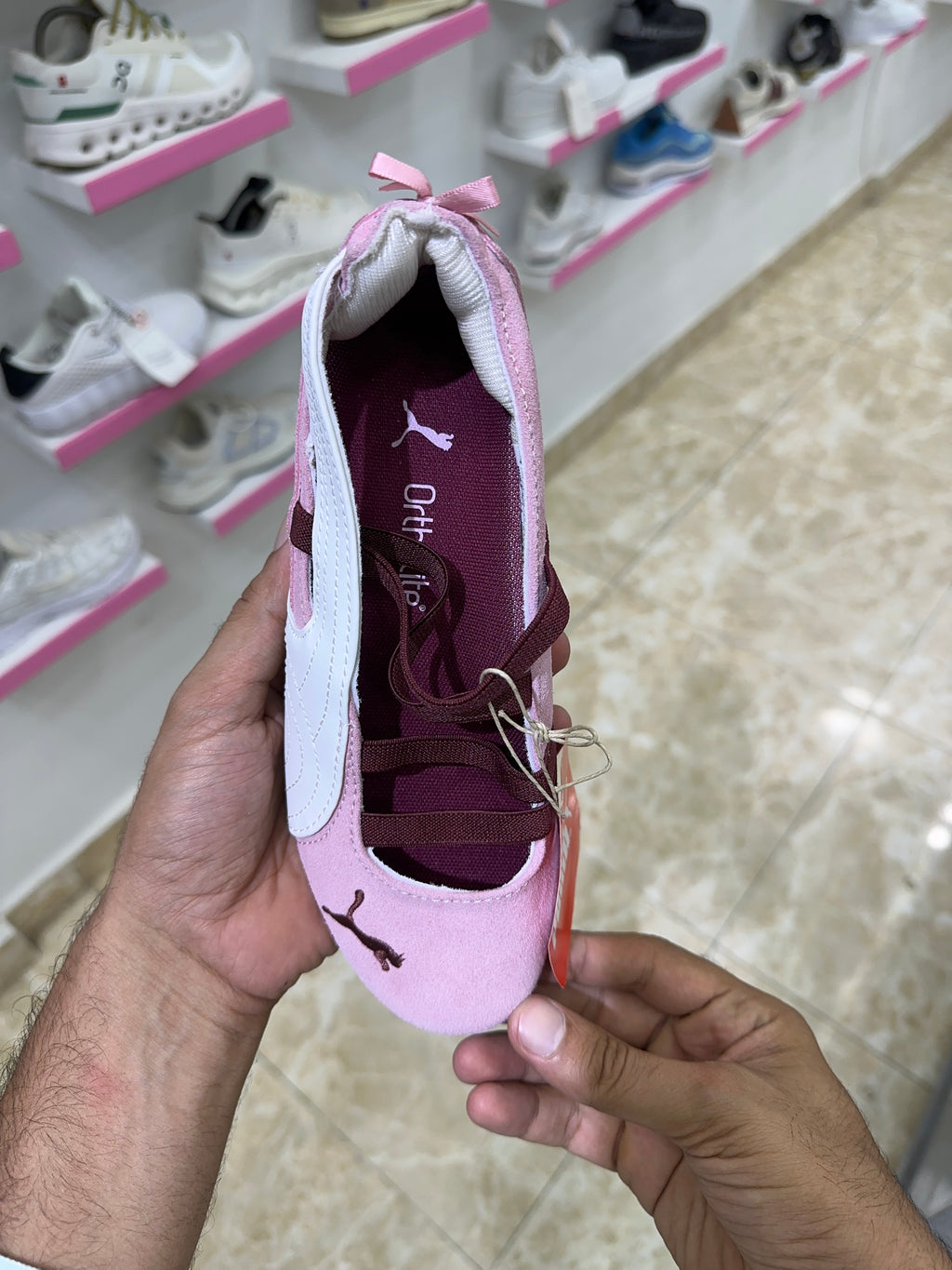 Puma Speedcat Ballet pink white