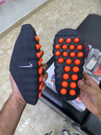 Nike Mind 001 Slide Black Chrome bright orange OUTSOLE